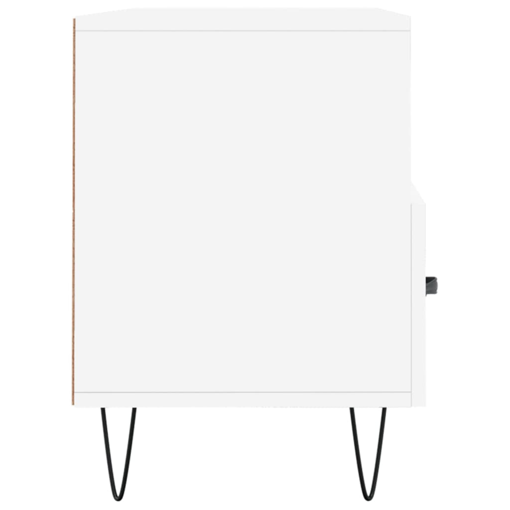 Mobile Porta TV Bianco 102x36x50 cm in Legno Multistrato - homemem39