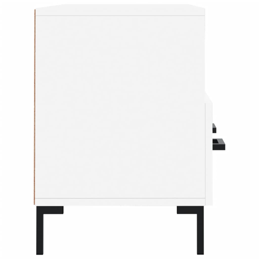 Mobile Porta TV Bianco 102x36x50 cm in Legno Multistrato - homemem39