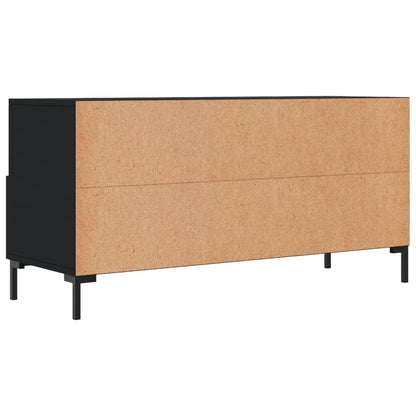 Mobile Porta TV Nero 102x36x50 cm in Legno Multistrato - homemem39