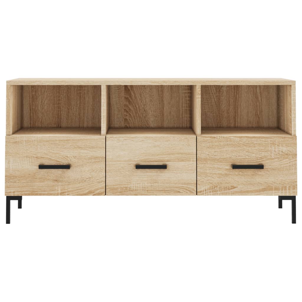 Mobile Porta TV Rovere Sonoma 102x36x50 cm in Legno Multistrato - homemem39