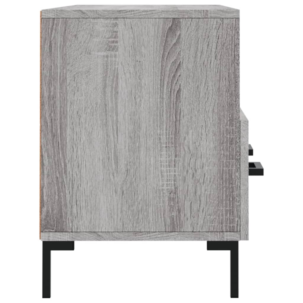 Mobile TV Grigio Sonoma 102x36x50 cm in Legno Multistrato - homemem39