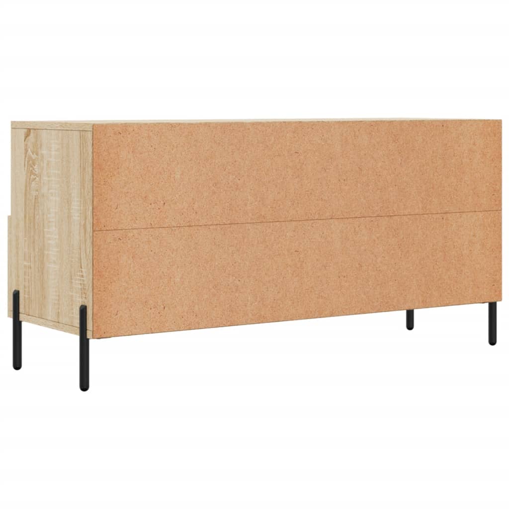 Mobile Porta TV Rovere Sonoma 102x36x50 cm in Legno Multistrato - homemem39