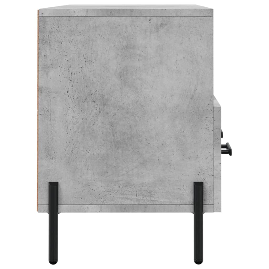 Mobile Porta TV Grigio Cemento 102x36x50 cm Legno Multistrato - homemem39