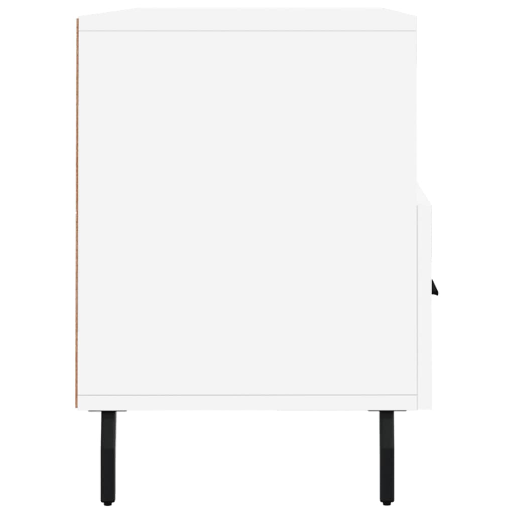 Mobile Porta TV Bianco 102x36x50 cm in Legno Multistrato - homemem39