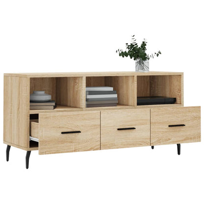 Mobile Porta TV Rovere Sonoma 102x36x50 cm in Legno Multistrato - homemem39