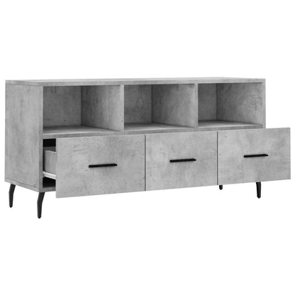 Mobile Porta TV Grigio Cemento 102x36x50 cm Legno Multistrato - homemem39