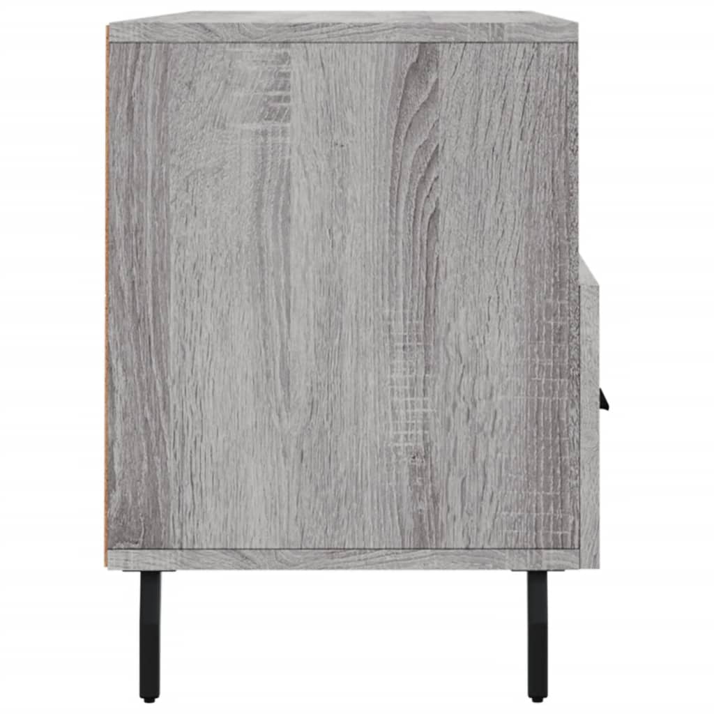 Mobile TV Grigio Sonoma 102x36x50 cm in Legno Multistrato - homemem39