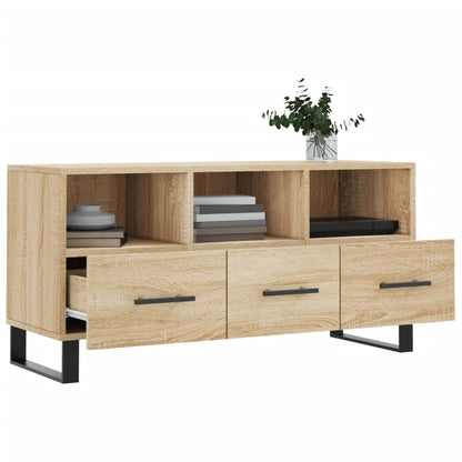 Mobile Porta TV Rovere Sonoma 102x36x50 cm in Legno Multistrato - homemem39