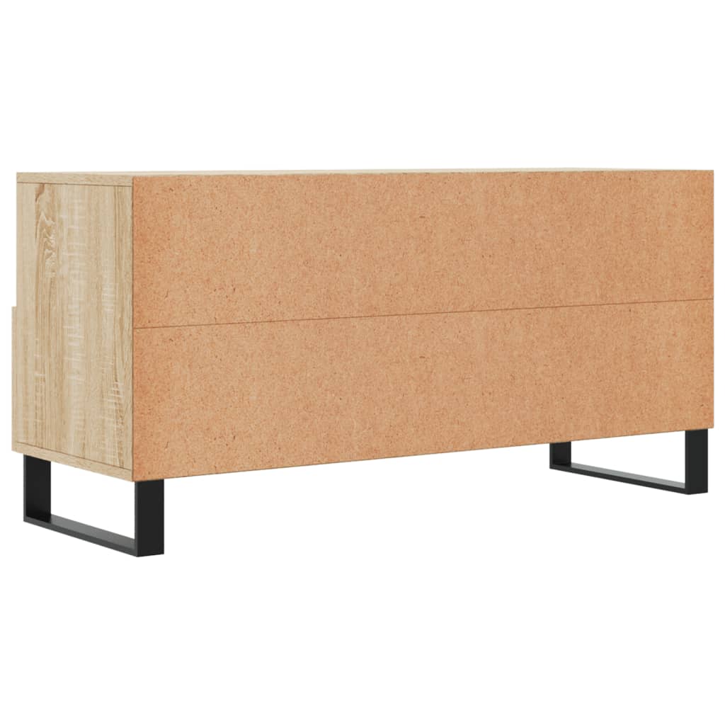 Mobile Porta TV Rovere Sonoma 102x36x50 cm in Legno Multistrato - homemem39