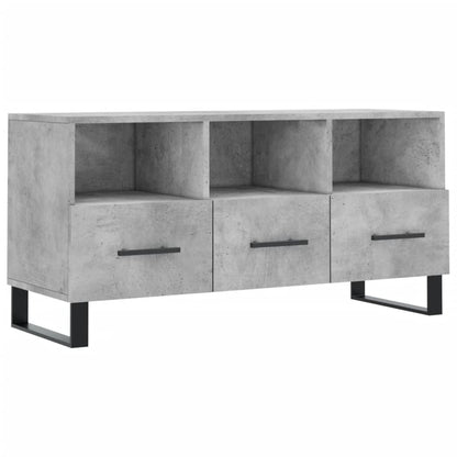 Mobile Porta TV Grigio Cemento 102x36x50 cm Legno Multistrato - homemem39