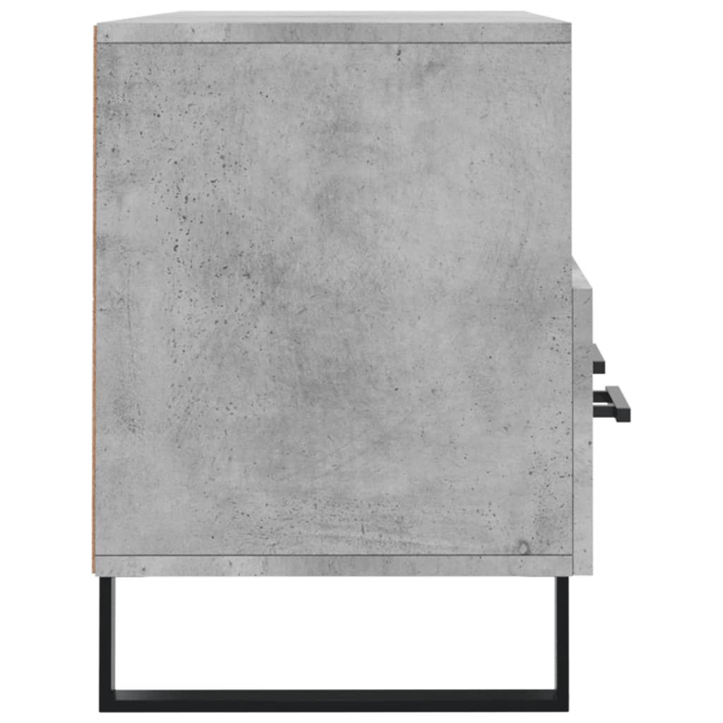 Mobile Porta TV Grigio Cemento 102x36x50 cm Legno Multistrato - homemem39