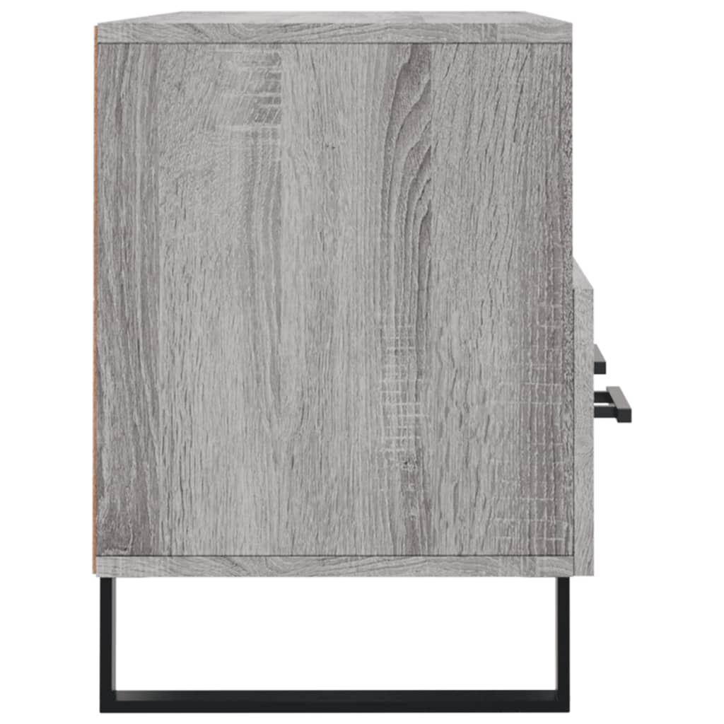 Mobile TV Grigio Sonoma 102x36x50 cm in Legno Multistrato - homemem39