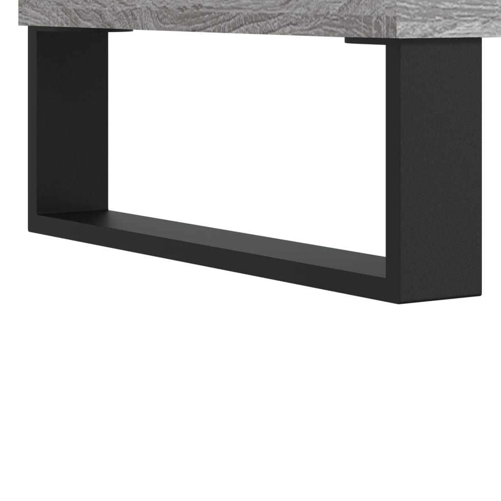 Mobile TV Grigio Sonoma 102x36x50 cm in Legno Multistrato - homemem39