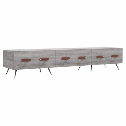 Mobile Porta TV Grigio Sonoma 150x36x30 cm in Legno Multistrato - homemem39