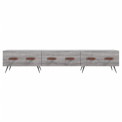 Mobile Porta TV Grigio Sonoma 150x36x30 cm in Legno Multistrato - homemem39