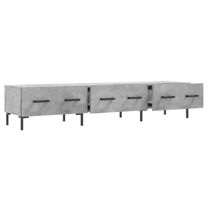 Mobile Porta TV Grigio Cemento 150x36x30 cm Legno Multistrato - homemem39