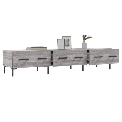 Mobile Porta TV Grigio Sonoma 150x36x30 cm in Legno Multistrato - homemem39