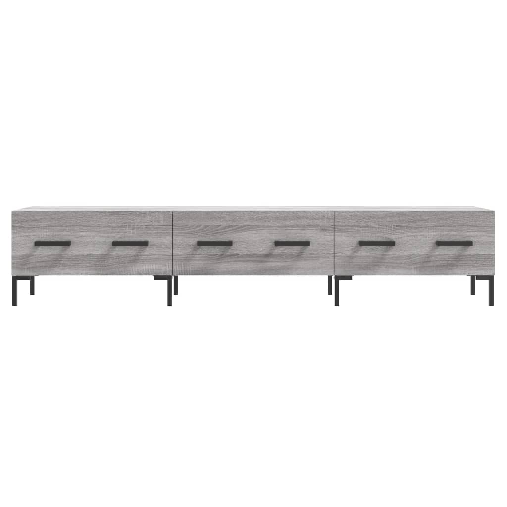 Mobile Porta TV Grigio Sonoma 150x36x30 cm in Legno Multistrato - homemem39