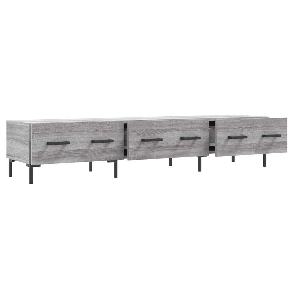 Mobile Porta TV Grigio Sonoma 150x36x30 cm in Legno Multistrato - homemem39