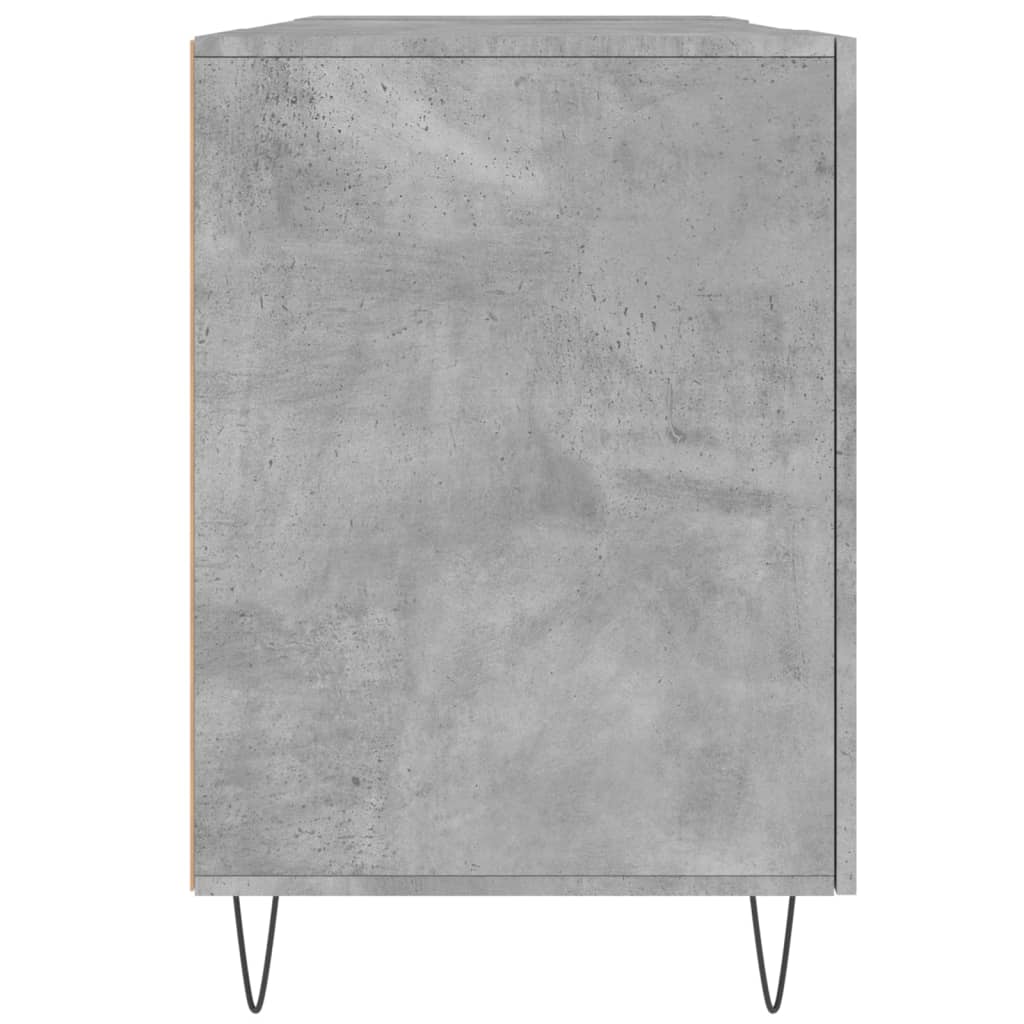 Scrivania Grigio Cemento 140x50x75 cm in Legno Multistrato - homemem39