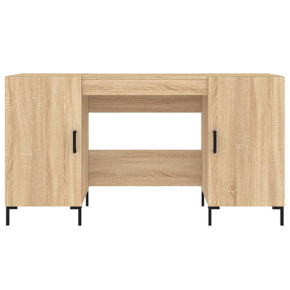 Scrivania Rovere Sonoma 140x50x75 cm in Legno Multistrato - homemem39