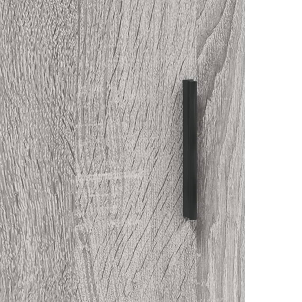 Scrivania Grigio Sonoma 140x50x75 cm in Legno Multistrato - homemem39