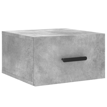 Comodini a Muro 2 pz Grigio Cemento 35x35x20 cm - homemem39