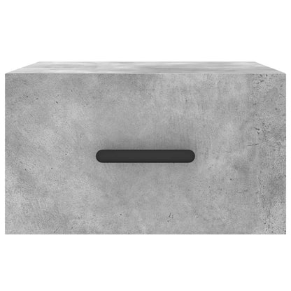 Comodini a Muro 2 pz Grigio Cemento 35x35x20 cm - homemem39