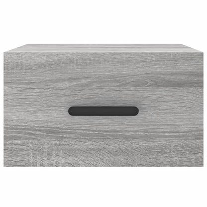 Comodini a Muro 2 pz Grigio Sonoma 35x35x20 cm - homemem39