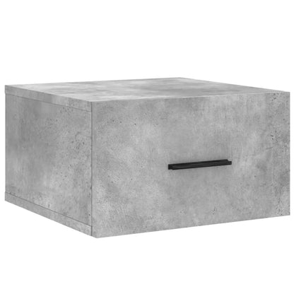 Comodino a Muro Grigio Cemento 35x35x20 cm - homemem39