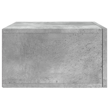 Comodini a Muro 2 pz Grigio Cemento 35x35x20 cm - homemem39