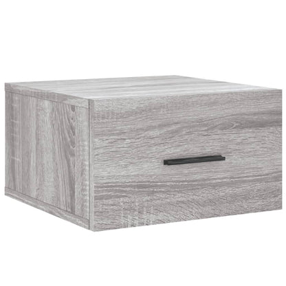 Comodino a Muro Grigio Sonoma 35x35x20 cm - homemem39