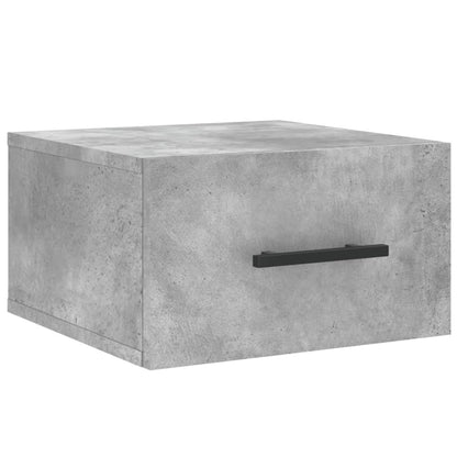 Comodino a Muro Grigio Cemento 35x35x20 cm - homemem39