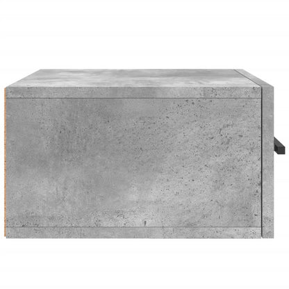 Comodino a Muro Grigio Cemento 35x35x20 cm - homemem39