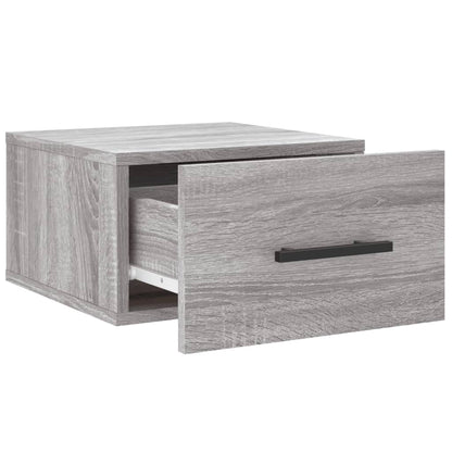 Comodini a Muro 2 pz Grigio Sonoma 35x35x20 cm - homemem39