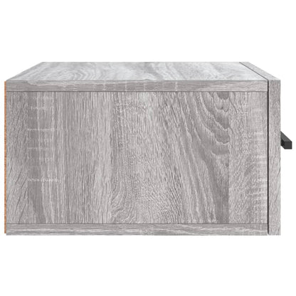 Comodini a Muro 2 pz Grigio Sonoma 35x35x20 cm - homemem39