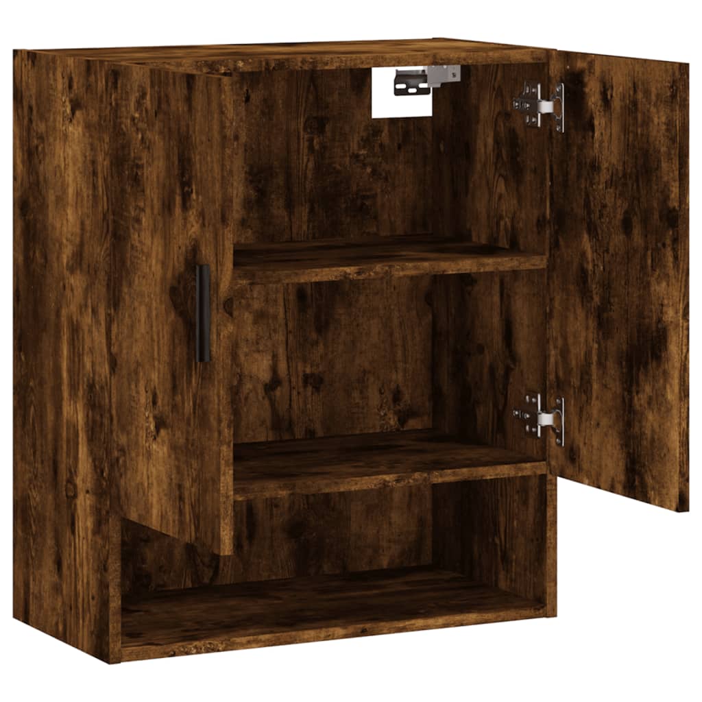 Armadietto a Muro Rovere Fumo 60x31x70 cm in Legno Multistrato - homemem39