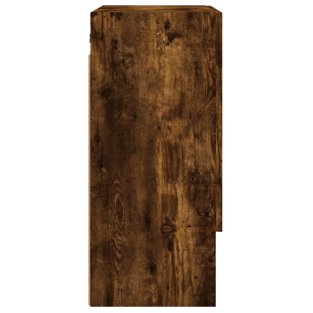 Armadietto a Muro Rovere Fumo 60x31x70 cm in Legno Multistrato - homemem39