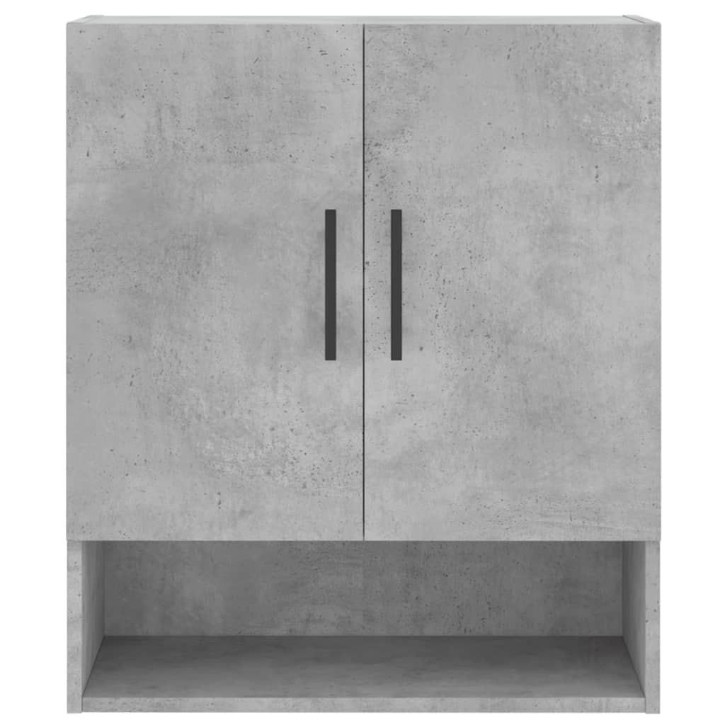 Armadietto a Muro Grigio Cemento 60x31x70 cm Legno Multistrato - homemem39