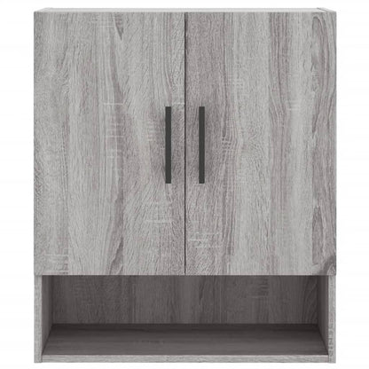 Armadietto a Muro Grigio Sonoma 60x31x70cm in Legno Multistrato - homemem39