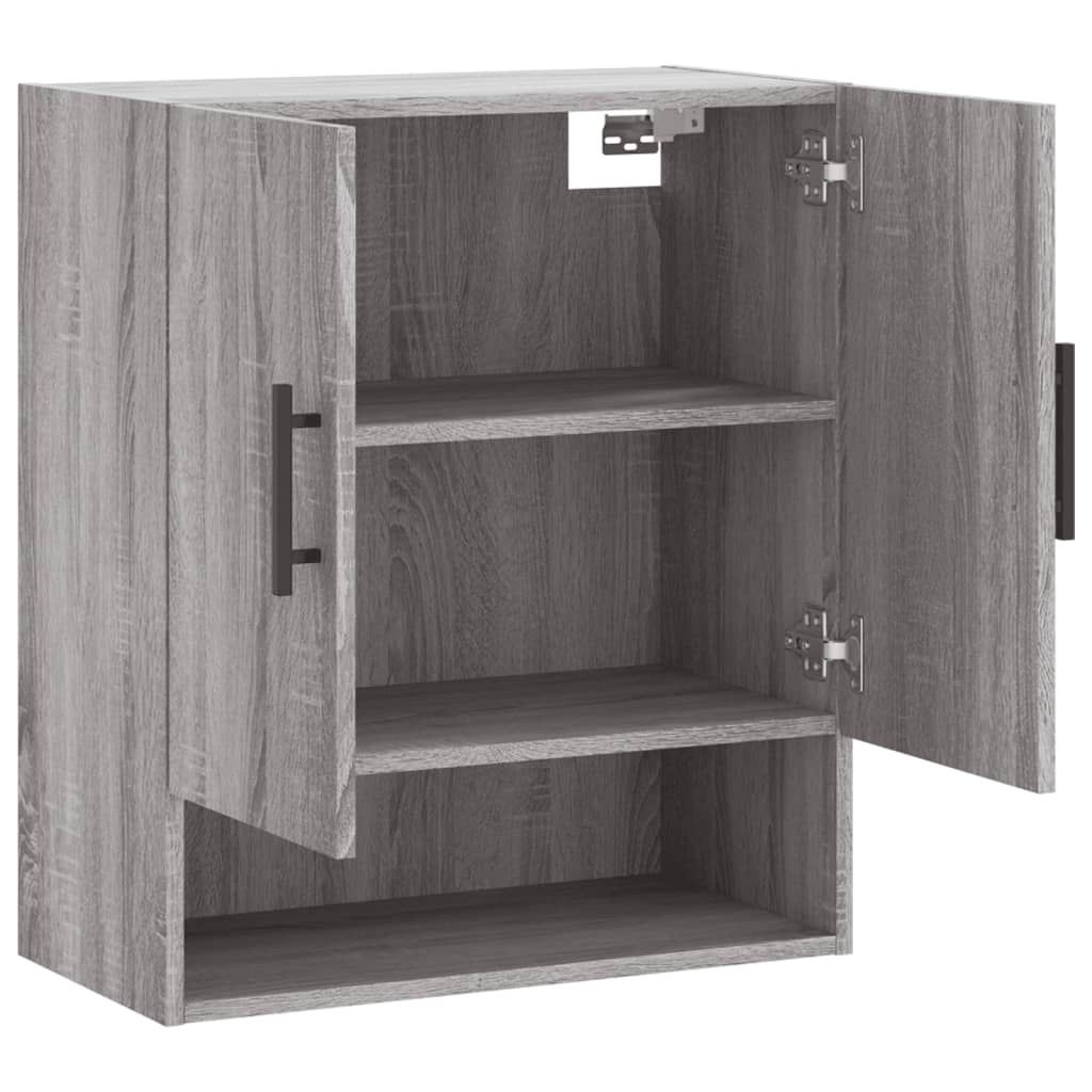 Armadietto a Muro Grigio Sonoma 60x31x70cm in Legno Multistrato - homemem39