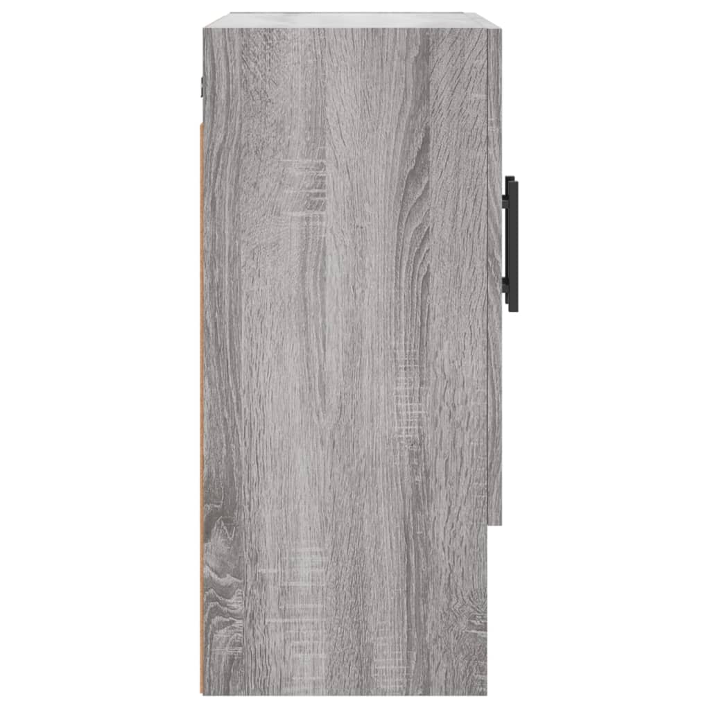 Armadietto a Muro Grigio Sonoma 60x31x70cm in Legno Multistrato - homemem39