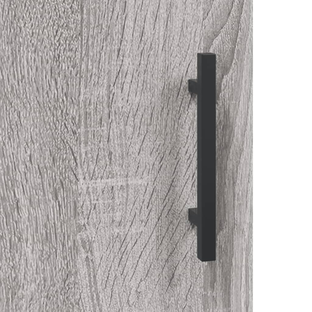 Armadietto a Muro Grigio Sonoma 60x31x70cm in Legno Multistrato - homemem39