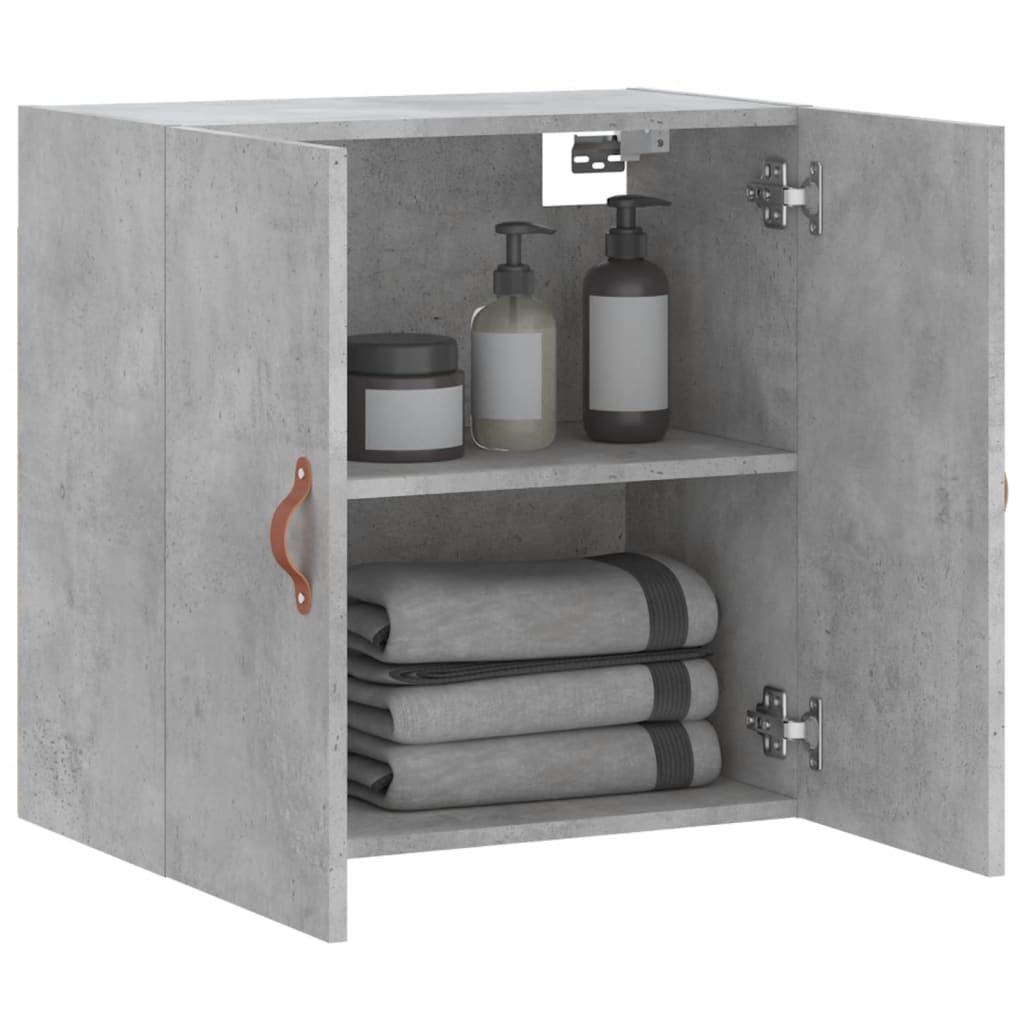 Mobile a Parete Grigio Cemento 60x31x60 cm in Legno Multistrato - homemem39