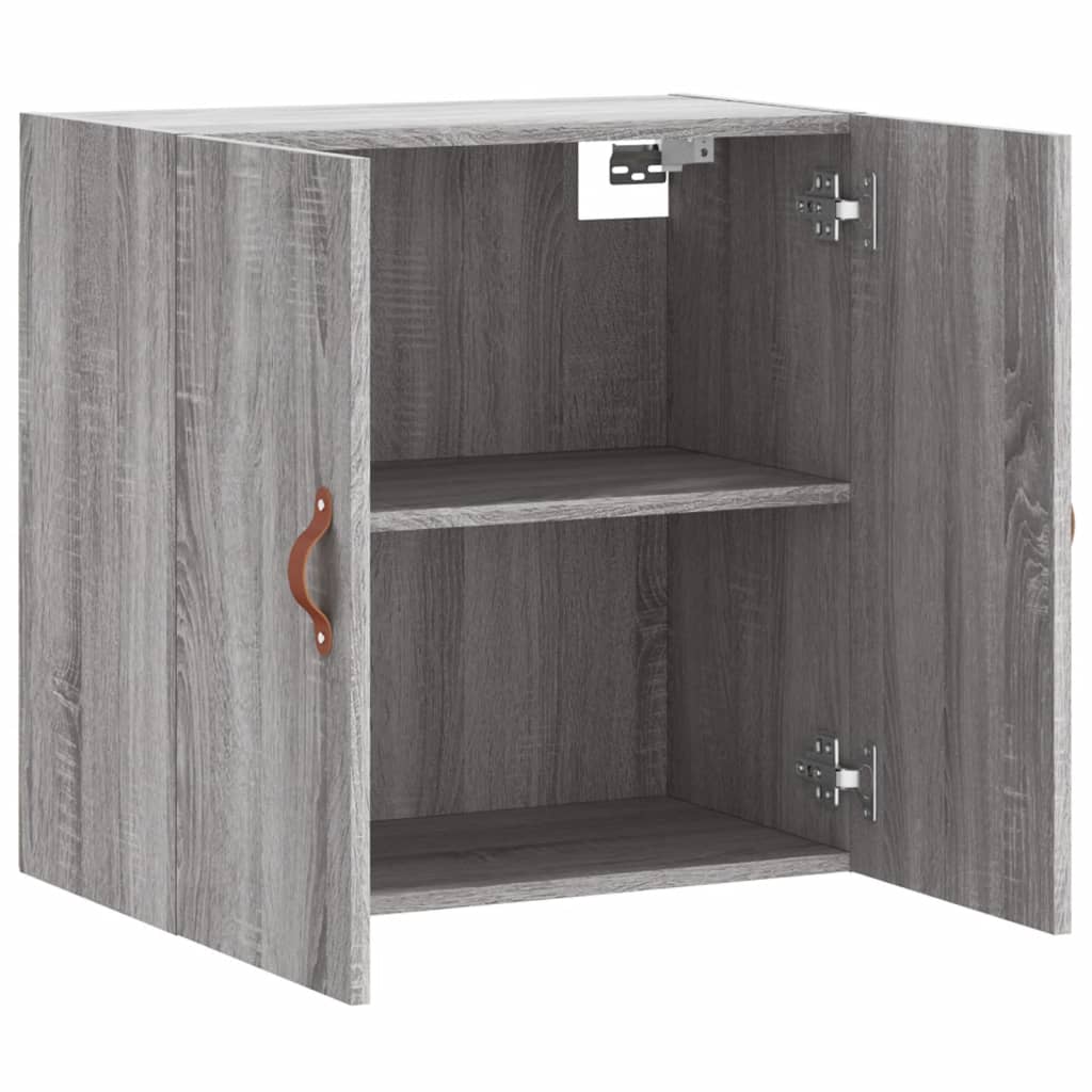 Mobile Pensile Grigio Sonoma 60x31x60 cm in Legno Multistrato - homemem39