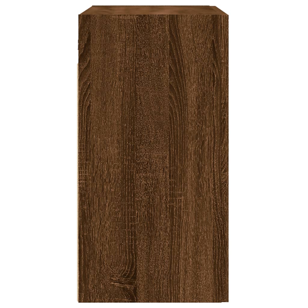 Armadietto a Muro Rovere Marrone 60x31x60 cm Legno Multistrato - homemem39