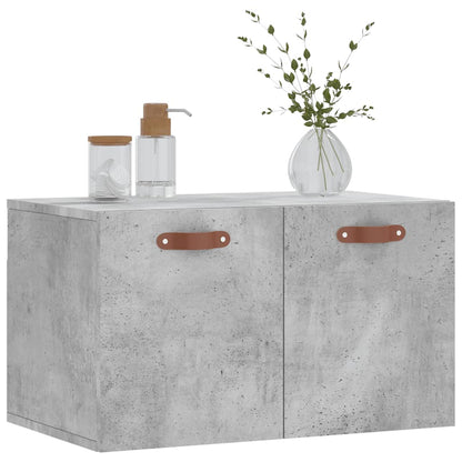 Mobile a Parete Grigio Cemento 60x36,5x35 cm Legno Multistrato - homemem39