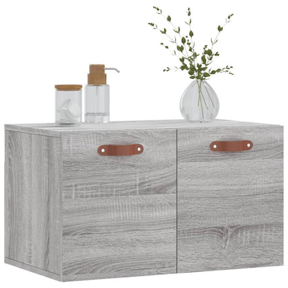 Mobile a Parete Grigio Sonoma 60x36,5x35cm in Legno Multistrato - homemem39