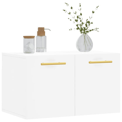 Mobile a Parete Bianco 60x36,5x35 cm in Legno Multistrato - homemem39