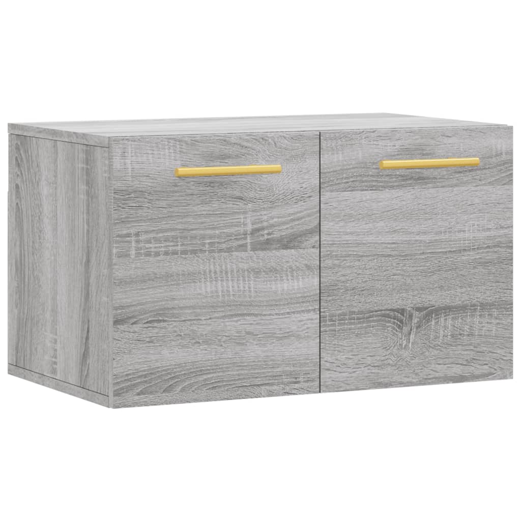 Mobile a Parete Grigio Sonoma 60x36,5x35cm in Legno Multistrato - homemem39